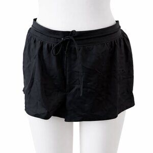 Cacique Black Swim Shorts with Drawstring – Size 16 – NEW